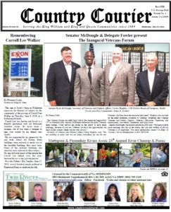June 20, 2018 online issue of the Country Courier Newspaper. Serving the King William & King & Queen communities since 1989.