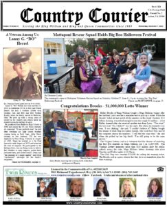 November 7, 2018 online issue of the Country Courier Newspaper. Serving the King William & King & Queen communities since 1989.