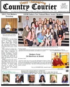November 27, 2019 online issue of the Country Courier Newspaper. Serving the King William and King & Queen communities since 1989. The Country Courier's website, SEO & social media are managed by Call Armistead Computer Services. If you want your business to be found online call 804-874-3294 or visit https://CallArmistead.com