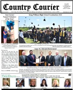 June 9, 2021, online issue of the Country Courier Newspaper. Serving the King William and King & Queen communities since 1989.