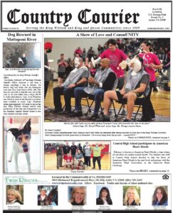 March 2, 2022, online issue of the Country Courier Newspaper. Serving the King William and King & Queen communities since 1989.
