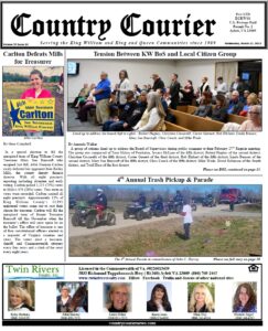 March 15, 2023, online issue of the Country Courier Newspaper. Serving the King William and King & Queen communities since 1989.