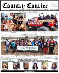 April 12, 2023, online issue of the Country Courier Newspaper. Serving the King William and King & Queen communities since 1989.
