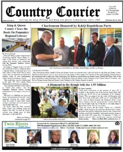 May 10, 2023, online issue of the Country Courier Newspaper. Serving the King William and King & Queen communities since 1989.