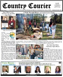 November 8, 2023, online issue of the Country Courier Newspaper. Serving the King William and King & Queen communities since 1989.