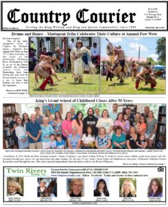 July 3, 2024, online issue of the Country Courier Newspaper. Serving the King William and King & Queen communities since 1989.
