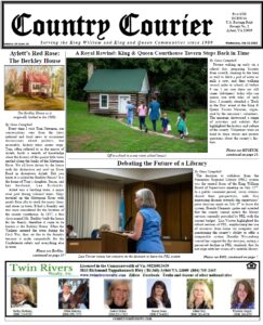 July 31, 2024, online issue of the Country Courier Newspaper. Serving the King William and King & Queen communities since 1989.