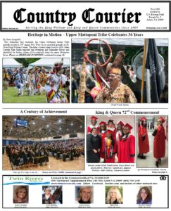 June 4, 2025, online issue of the Country Courier Newspaper. Serving the King William and King & Queen communities since 1989.